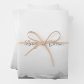 HUWELIJKSGESCHENK WRAP ROMANCE ONTWERPSTIJL INPAKPAPIER VEL (In situ)