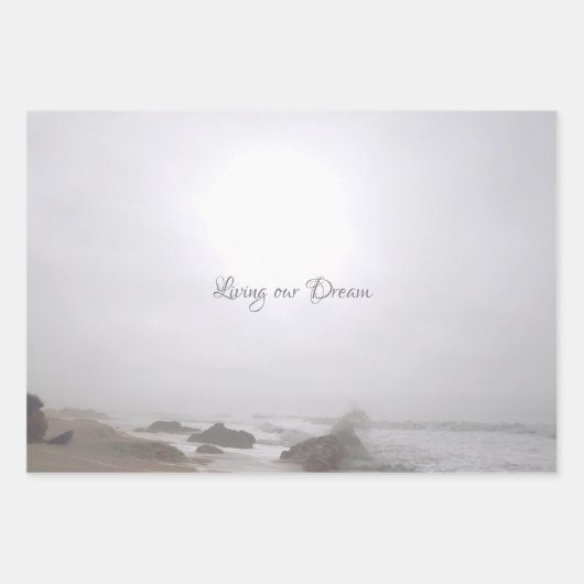 HUWELIJKSGESCHENK WRAP ROMANCE ONTWERPSTIJL INPAKPAPIER VEL (Voorkant 2)