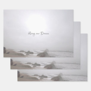 HUWELIJKSGESCHENK WRAP ROMANCE ONTWERPSTIJL INPAKPAPIER VEL