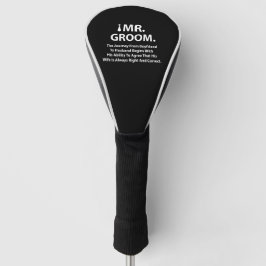 Huwelijksgeschenken voor de bruidegom vrijgezellen golfheadcover