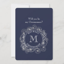 Huwelijksgetuige voorstelkaart voor mannen