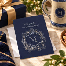 Huwelijksgetuige voorstelkaart voor mannen