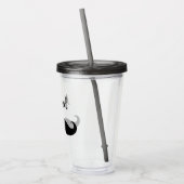 Huwelijksglas met strooigoed acryl drinkbeker (Links)