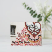 Huwelijksgraffiti Aankondigingskaart (Staand voorkant)