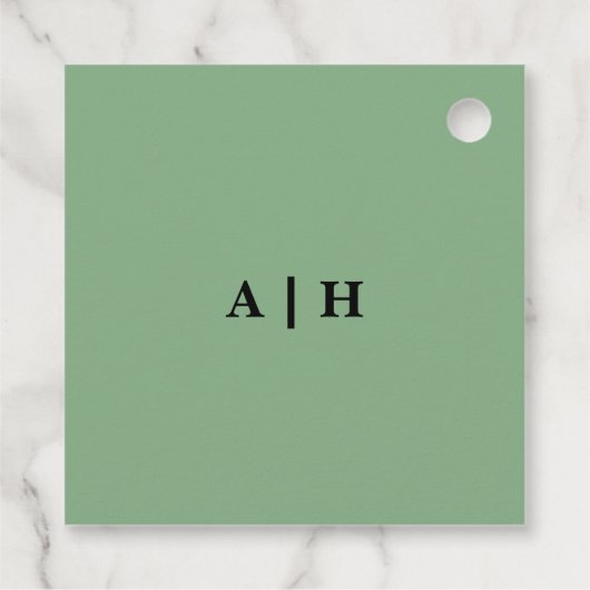 Huwelijksgunst Bedankjes Labels (Achterkant)