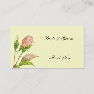 Huwelijksgunst Bedankt Aangepaste Zakelijke Kaarte Visitekaartje