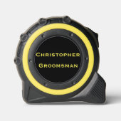 Huwelijksgunst Bruidsjonker Naam Cadeau Gereedscha Rolmaat (Voorkant)