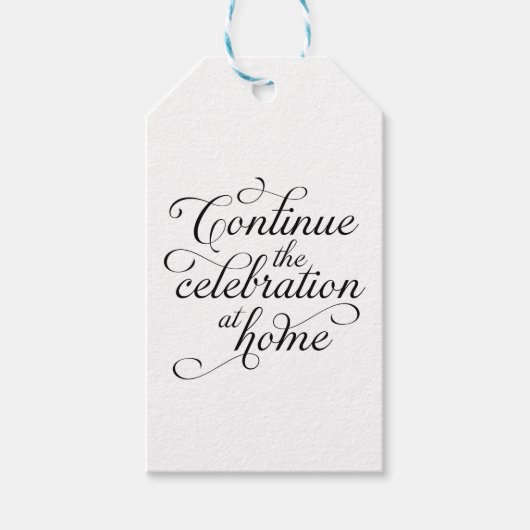 huwelijksgunst cadeautag cadeaulabel (Voorkant)