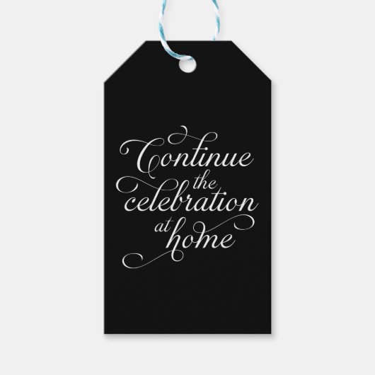 huwelijksgunst cadeautag cadeaulabel (Voorkant)