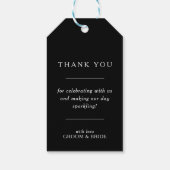 huwelijksgunst cadeautag cadeaulabel (Achterkant)