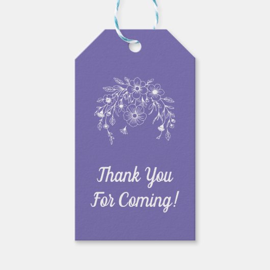 Huwelijksgunst Dank u Labels Cadeaulabel (Voorkant)