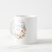 Huwelijksgunst Favor met Sprookjesachtige Wilde Bl Koffiemok (Voorkant links)