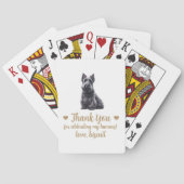 Huwelijksgunst Honden Speelkaarten (Achterkant)