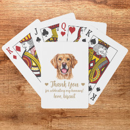 Huwelijksgunst Honden Speelkaarten