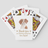 Huwelijksgunst Honden Speelkaarten (Achterkant)