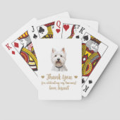 Huwelijksgunst Honden Speelkaarten (Achterkant)