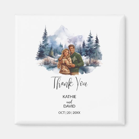 Huwelijksgunst Kerstavontuur Buitenhuwelijk Magneet (Voorkant)