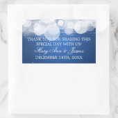 Huwelijksgunst Label Glow & Sparkle Blue (Tas)