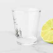 Huwelijksgunst New York City Persoonlijk Proost Shot Glas (Rechts)
