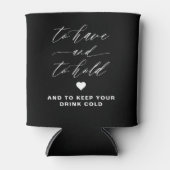 Huwelijksgunst om te hebben en te houden blikjeskoeler (Voorkant)