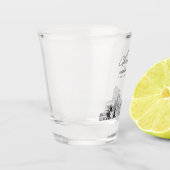 Huwelijksgunst St. Paul Persoonlijk Proost Shot Glas (Links)