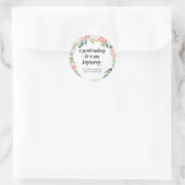 Huwelijksgunst Treat Bag Jam Jar Sweet Beginning Ronde Sticker (Tas)