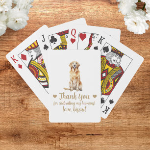 Huwelijksgunst Trouwkaarten Honden Pokerkaarten