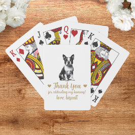Huwelijksgunst Trouwkaarten Pokerkaarten