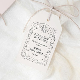 Huwelijksgunst voor Hemelse Halloween Bruiloft Cadeaulabel