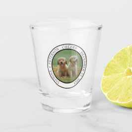 Huwelijksgunst voor honden - foto van de eregast m shot glas