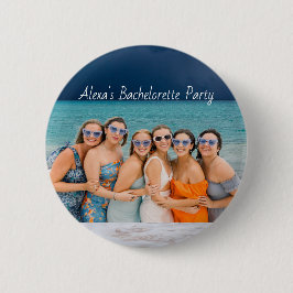 Huwelijksgunst voor vrijgezellenfeest ronde button 5,7 cm