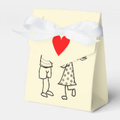 Huwelijksgunstdoos voor stel - Aanpasbaar Bedankdoosjes (Voorkant Zijde)