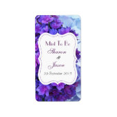 Huwelijksgunsten Mint Sweet Labels Mint to be (Voorkant)