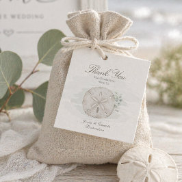 Huwelijksgunsttag Whispering Shores Kust Bedankjes Labels