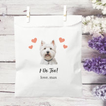 Huwelijksgunstzak voor honden