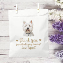 Huwelijksgunstzak voor honden