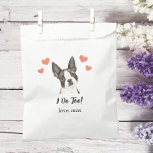 Huwelijksgunstzak voor honden
