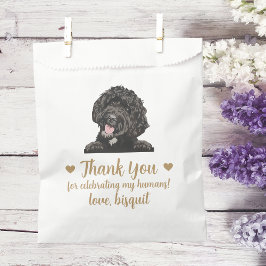 Huwelijksgunstzak voor honden lekkers bedankzakje