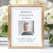 Huwelijksherdenkingsfoto Vader van de Bruid Bewaar Poster