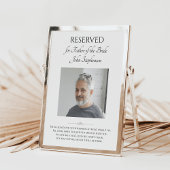 Huwelijksherdenkingsfoto Vader van de Bruid Bewaar Poster