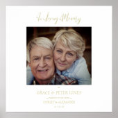 Huwelijksherinneringstafel Ter nagedachtenis aan d Poster (Voorkant)