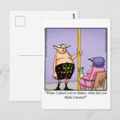 Huwelijkshumor Ansichtkaart voor hem Briefkaart (Voorkant / Achterkant)