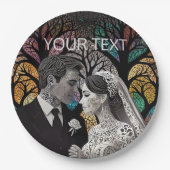 Huwelijksideeën en Geschenken Papieren Bordje (Voorkant)