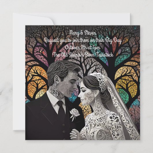 Huwelijksideeën en Geschenken Save The Date (Voorkant)