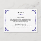 Huwelijksinfo kaart (Voorkant)