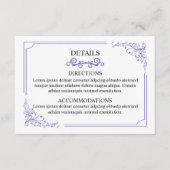 Huwelijksinfo kaart (Voorkant)