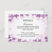 Huwelijksinfo kaart (Voorkant / Achterkant)