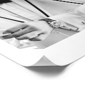 Huwelijksjubileum 4 Foto Collage Herinneringsposte Poster (Hoek)