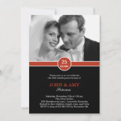 Huwelijksjubileum Band Jubileum Uitnodiging (Voorkant)