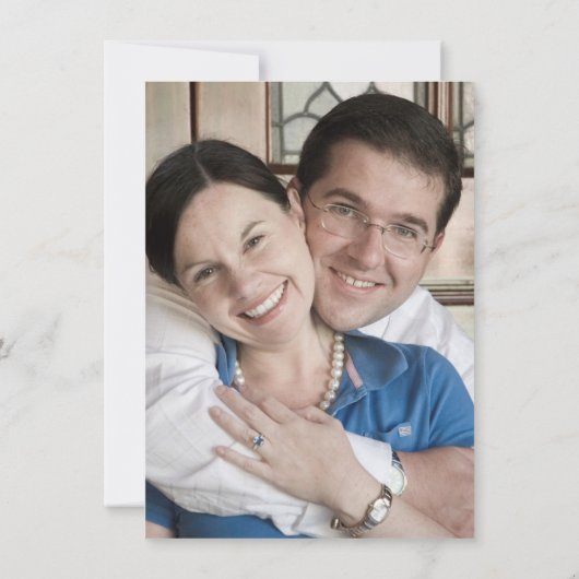 Huwelijksjubileum BBQ Verjaardagsfeest Barbecue Kaart (Achterkant)